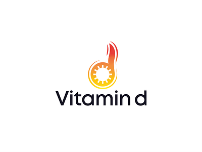Vitamin d logo | creative vitamin logo bitcoin blockchain branding crypto d design elegant geomatric health logo logomark medical medicine minimalist modern nutrition saas sun suppliment vitamin