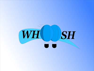 WHOOSH branding graphic design logo