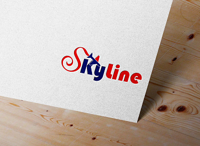 Skyline branding graphic design illustration logo