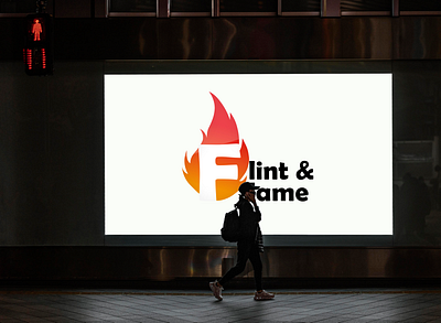 Flint & Flame branding design graphic design illustration logo vector