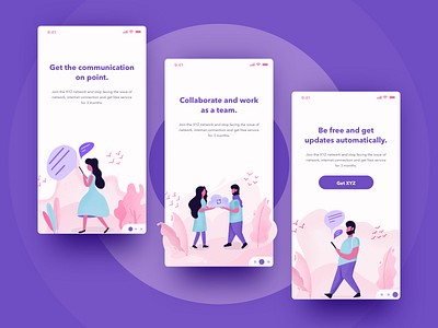 Concept UI based on day 4-5-6 app concept ios onboarding team ui