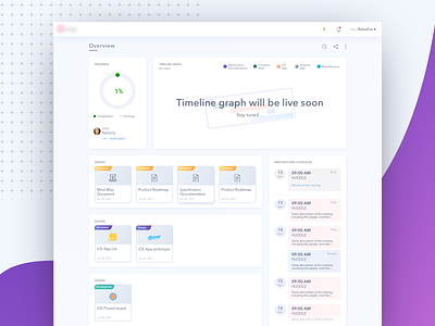 Empty State for one of the dashboards app dashboard dashboard flat design dashboard ui documents meeting minimal