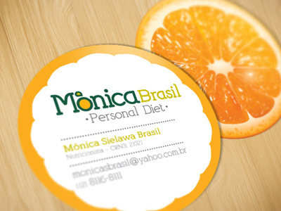 Personal Diet brasil card diet orange personal