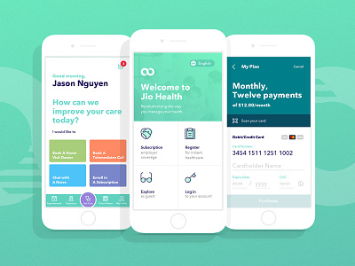 Jio Health - Healthcare for Everyone app health payment welcome screen