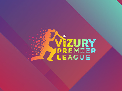 VPL - Cricket team logo cricket gradient logo sports vibrant