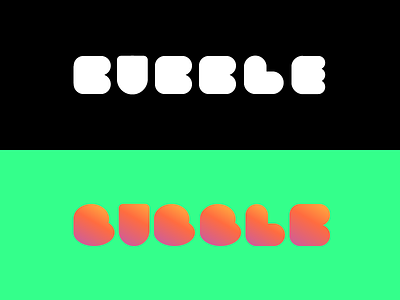 Bubble Logo 01 concept gradiants graphic design logo