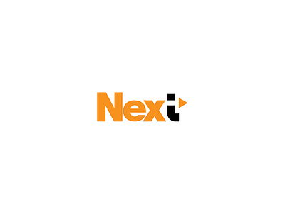 Next News Logo Concept concept flat colors graphic design logo