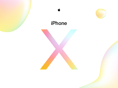 Apple Iphone X Design apple iphone iphone x mobile poster ui vibrant wallpaper