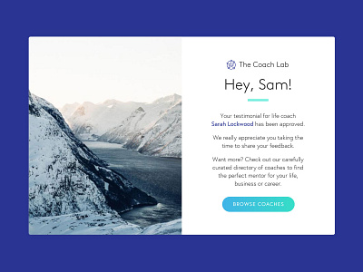 Email Design — The Coach Lab