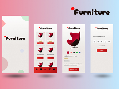 Furniture Ecommerce App Design