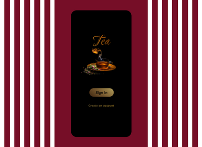 Online App For Tea Shop app branding design typography ui ux