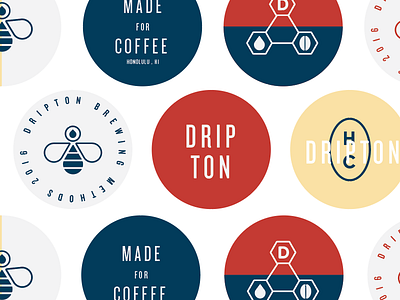 Assets for the freelance world branding coffee colors identity lockup primary sticker type