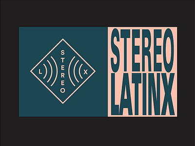 Stereo Latinx doodles latino music stereo sticker tag video