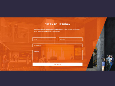 Bold Identities contact form interface login sign ui up ux web website