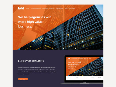 Bold Identities brand homepage icon interface logo ui user ux web website