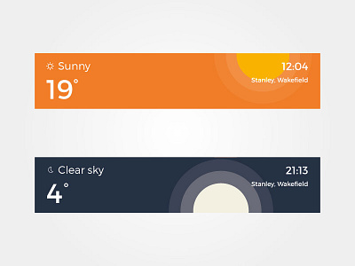 Weather Forecast design graphic icon icons interface moon sun tech ui user ux weather