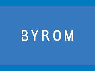 Byrom logo Concept colour concept design graphic icon logo recruitment web website