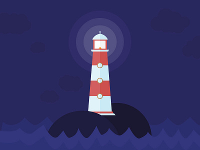 Lighthouse design graphic icon icons illustrate illustration lighthouse shot tech