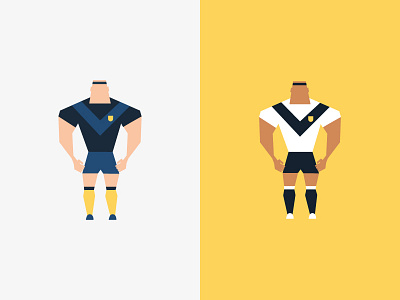 Rugby Players animation character design graphic icon icons person players rugby web