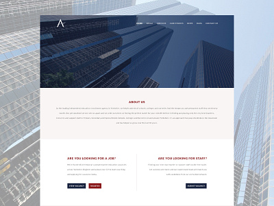 Agency Website Design agency design graphic interface jobs tech ui user ux web website