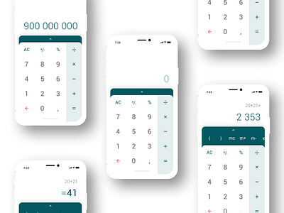 Calculator 004 calculator calculatorui dailyui004 design lightdesign ui ui design uidesign uidesigner uidesigns