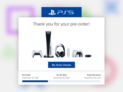 Minimalistic pre-order mail design mail preorder mail