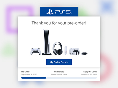 Minimalistic pre-order mail