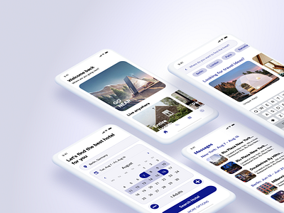 Hotel Booking booking app hotel app ui design