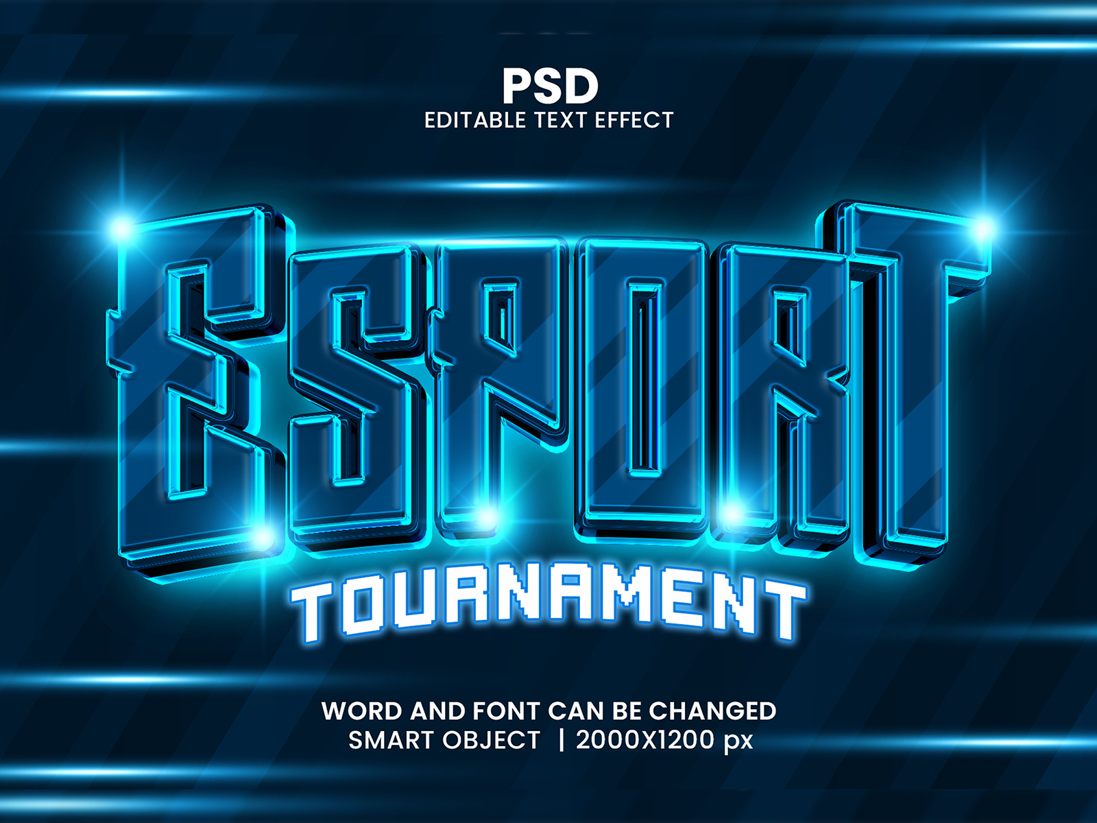 Como fazer Logotipo de e-Sports 3D no Photoshop 