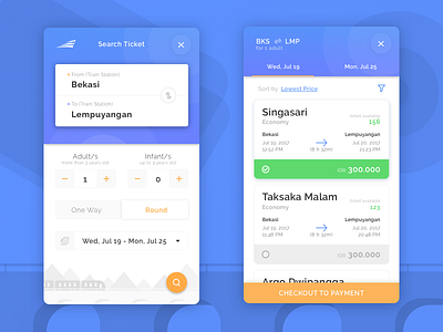 Train Ticket Booking App app booking mobile redesign ticket train