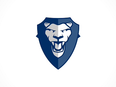 Lion Logo Concept lions security shields