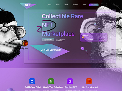 Angry Monkey Landing Page