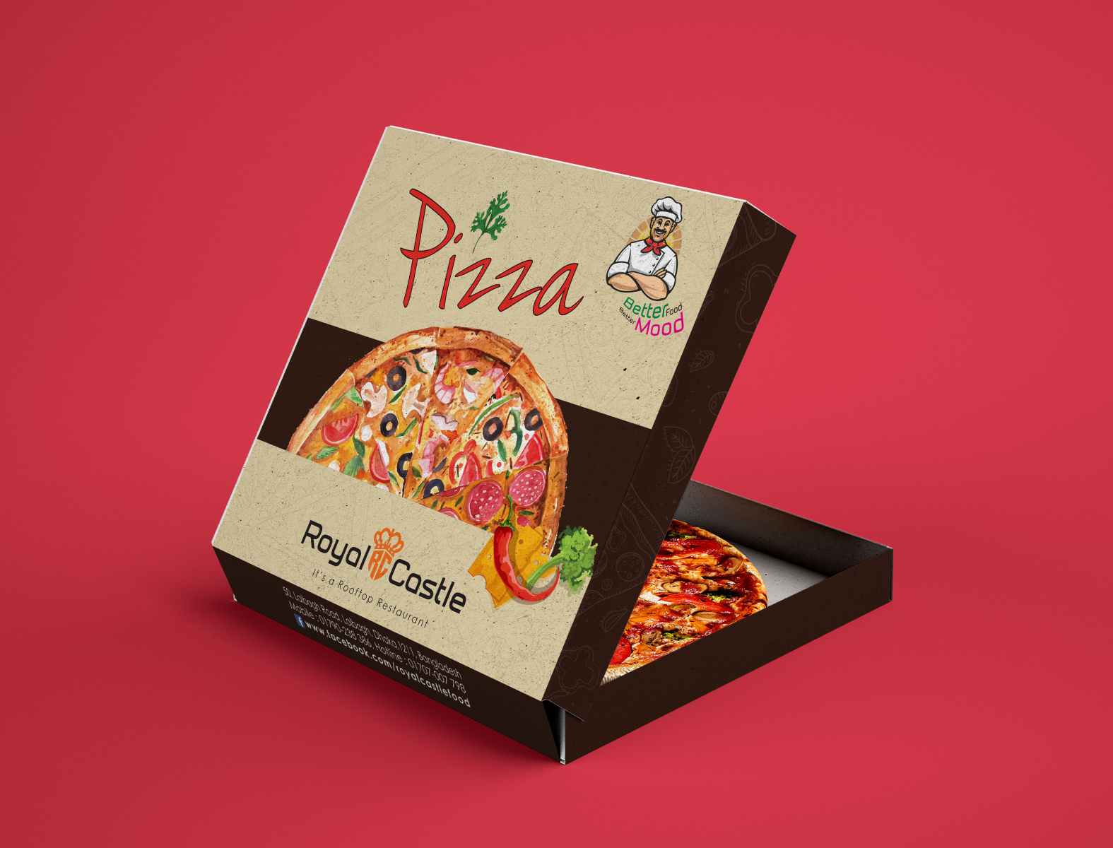 Pizza Box Design by Designer Shapon on Dribbble