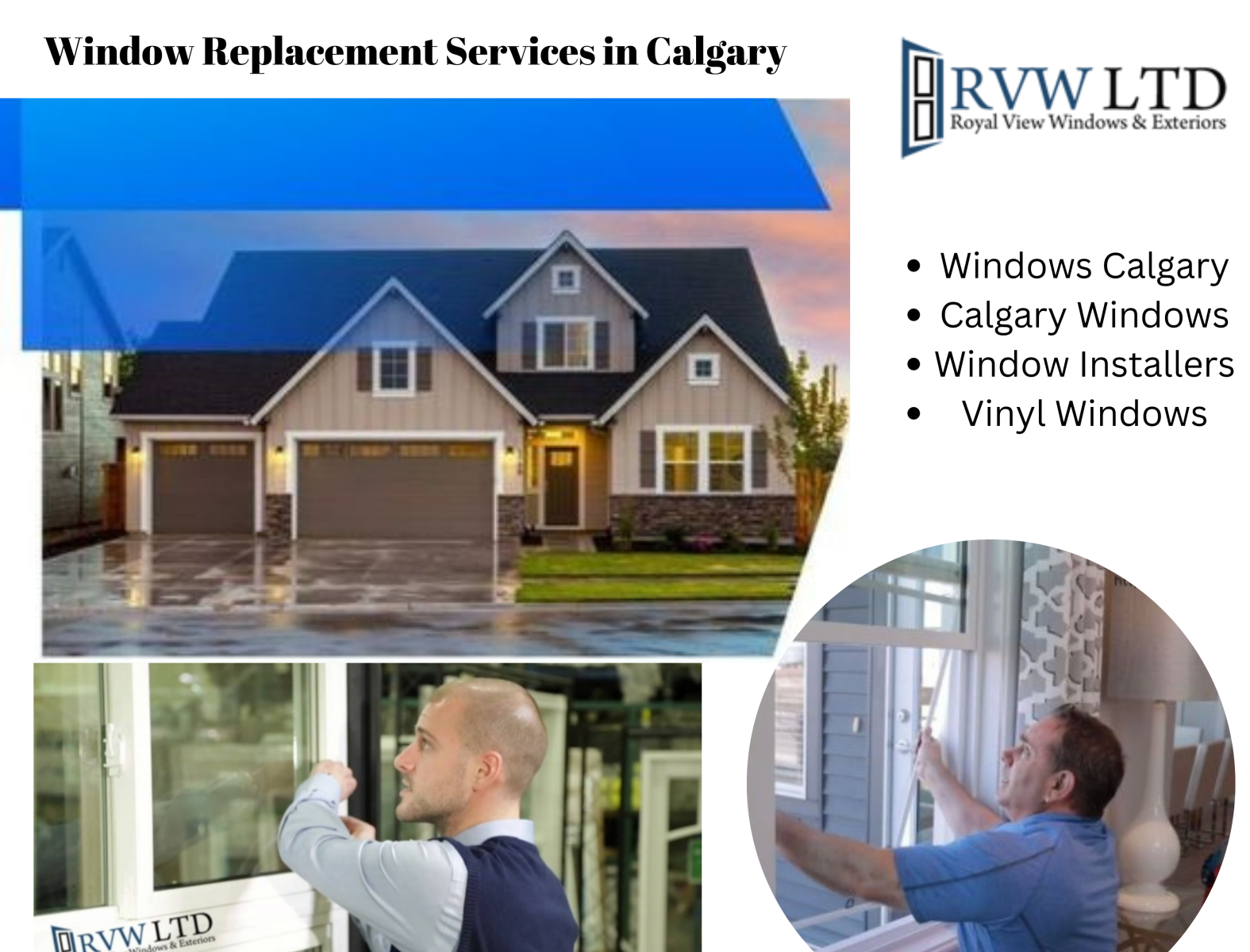 Window Replacement Services in Calgary by Royal View Windows on Dribbble