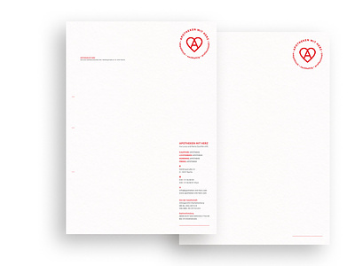 APOTHEKEN MIT HERZ branding design graphic design illustration letter letter head logo typography vec vector