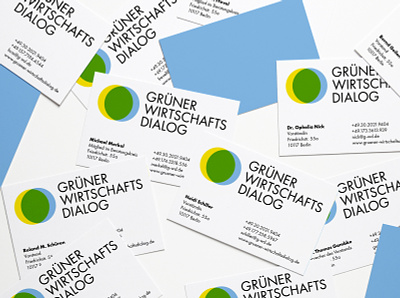 GRÜNER WIRTSCHAFTSDIALOG branding design graphic design illustration logo typography vec vector