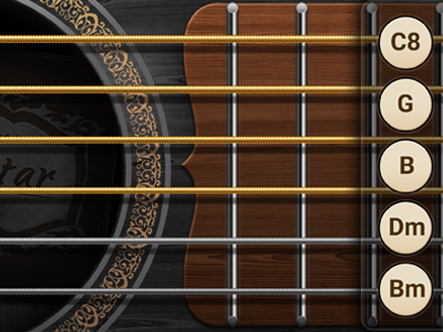 New Guitar design gismart guitar ios new real ui