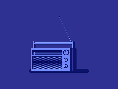Radio colors flat minimal radio simple
