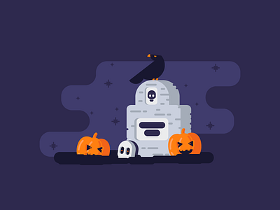 'Tis The Season,To Be Scared! by Razvan Vezeteu on Dribbble