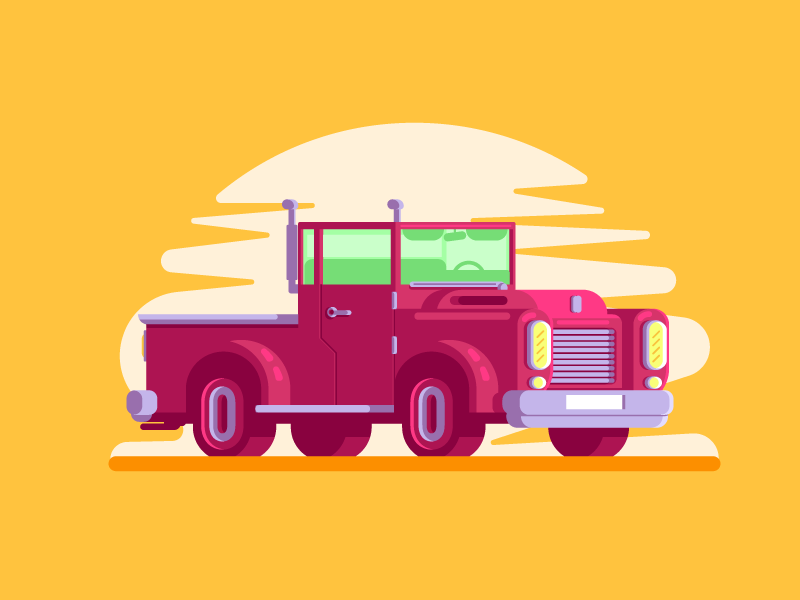 Truck Test #1 by Razvan Vezeteu on Dribbble