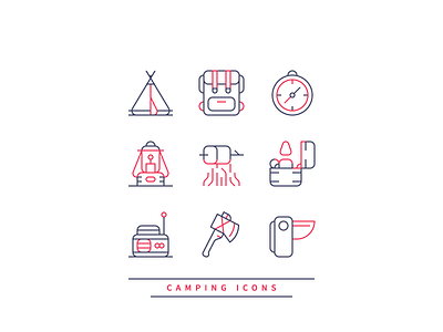 Camping Icons