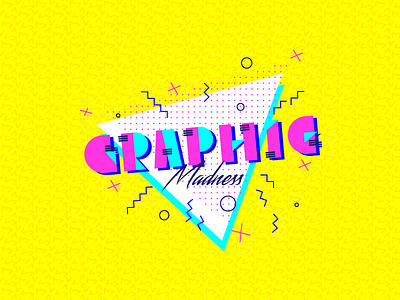 Graphic Madness 90s bright funky graphic graphic design illustration madness