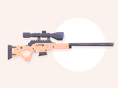 Bolt-Action Sniper Rifle fortnite games graphic design illustration pcgames rifle sniper rifle weapon
