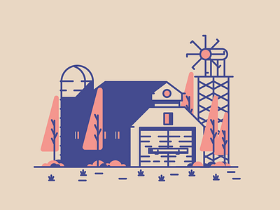 Barn by Razvan Vezeteu on Dribbble