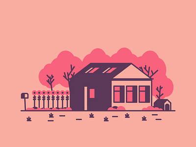 Flower House by Razvan Vezeteu on Dribbble