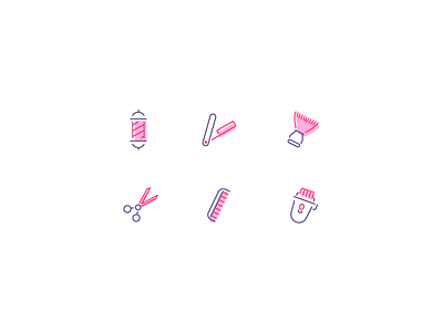 Barber Shop Icons