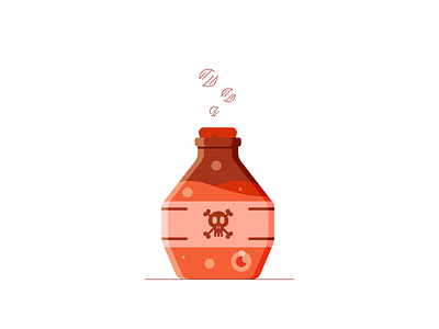 Potion concotion graphic design illustration line minimal potion potions retro simple