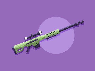 Heavy Sniper bullets fornite graphic design gun heavy sniper illustration minimal simple sniper weapon