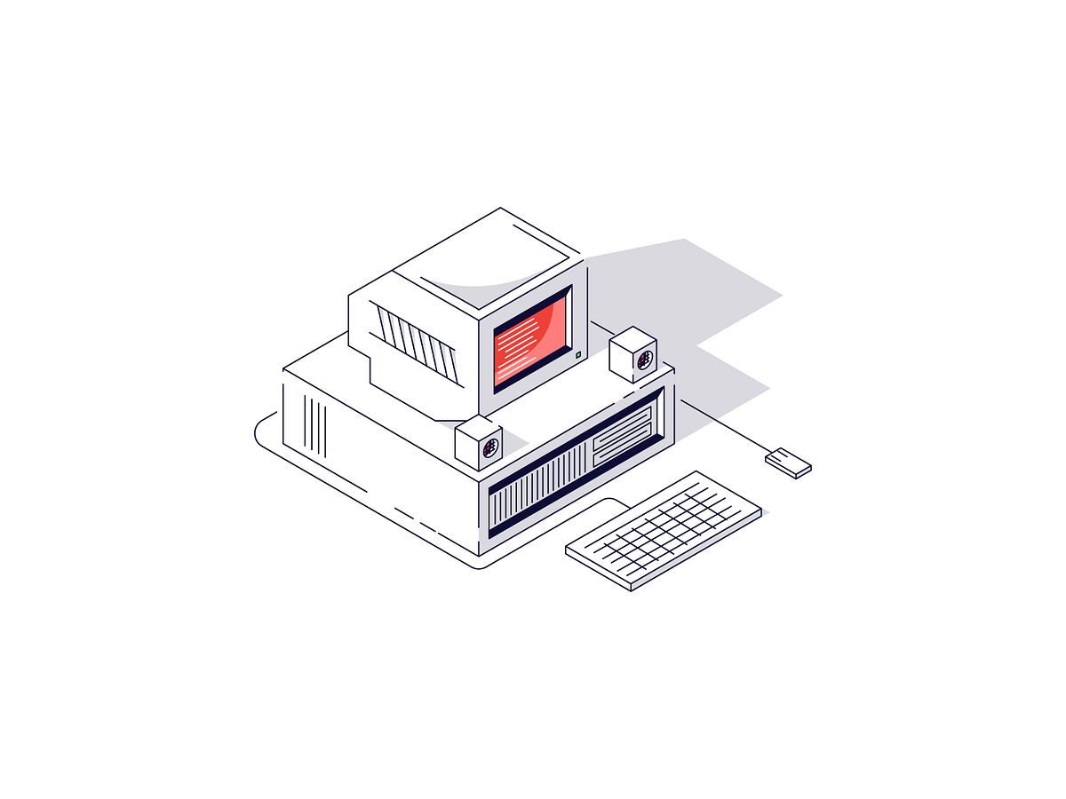 Retro Computer designs, themes, templates and downloadable graphic