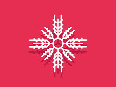 Snowflake graphic design illustration line minimal retro simple snow snow day snowflake snowing winter